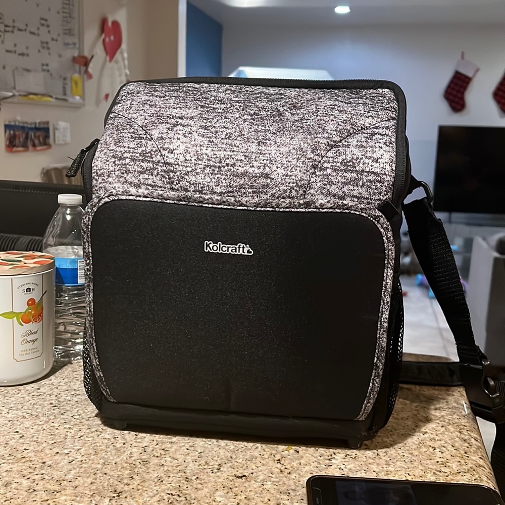 Kolcraft Travel Duo Convertible Booster Seat & Diaper Bag